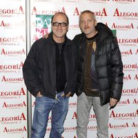 Roberto Alvárez y Jordi Rebellón en el 24 aniversario del Club Palestra