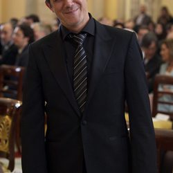 Alejandro Sanz en la entrega de las Medallas de Oro de Bellas Artes 2010