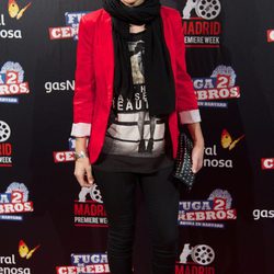 Sandra Blázquez en el estreno de 'Fuga de cerebros 2' en la 'Madrid Premiere Week'