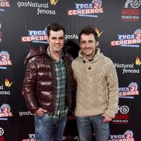 Fonsi Nieto y Pablo Nieto en el estreno de 'Fuga de cerebros 2' en la 'Madrid Premiere Week'