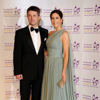 Los Príncipes Federico y Mary de Dinamarca en una gala en Australia