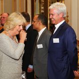 La Duquesa de Cornualles en la recepción a la prensa en Buckingham Palace