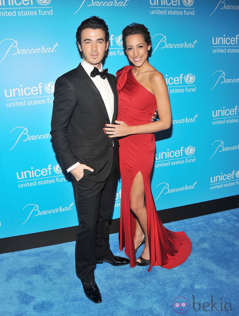 Kevin Jonas y Danielle Jonas en la Gala Unicef de Nueva York