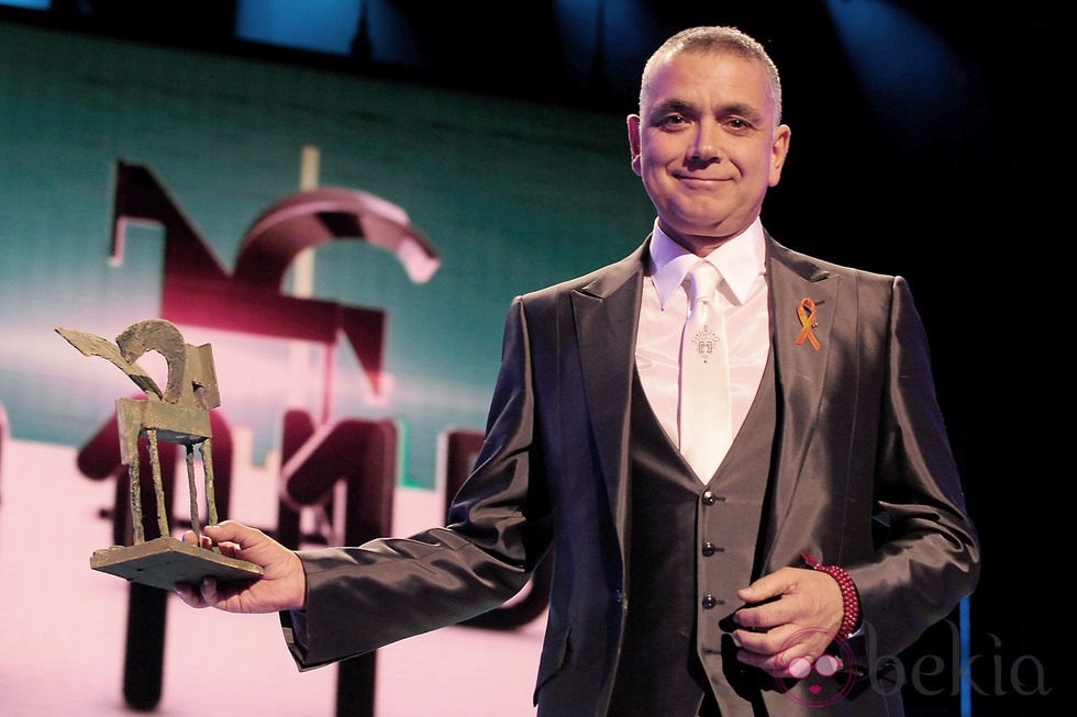 Juan Ramón Lucas en la entrega de los Premios Ondas 2011