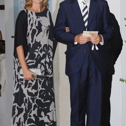 La Infanta Cristina con su marido Iñaki Urdangarín en una boda