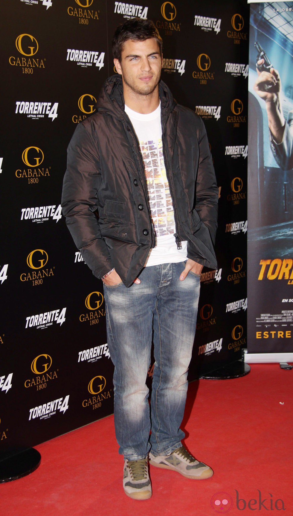 Maxi Iglesias en el estreno de 'Torrente 4'