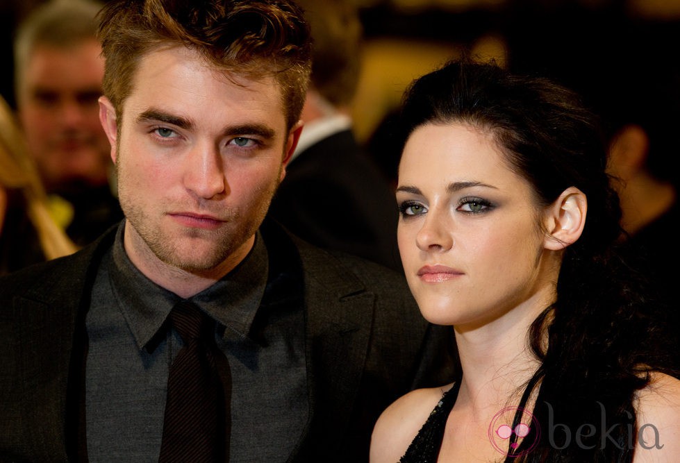 Robert Pattinson y Kristen Stewart en el estreno de 'Amanecer.Parte 1'