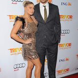 Josh Duhamel y Fergie en la Gala Trevor 2011