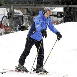 Iñaki Urdangarin esquiando