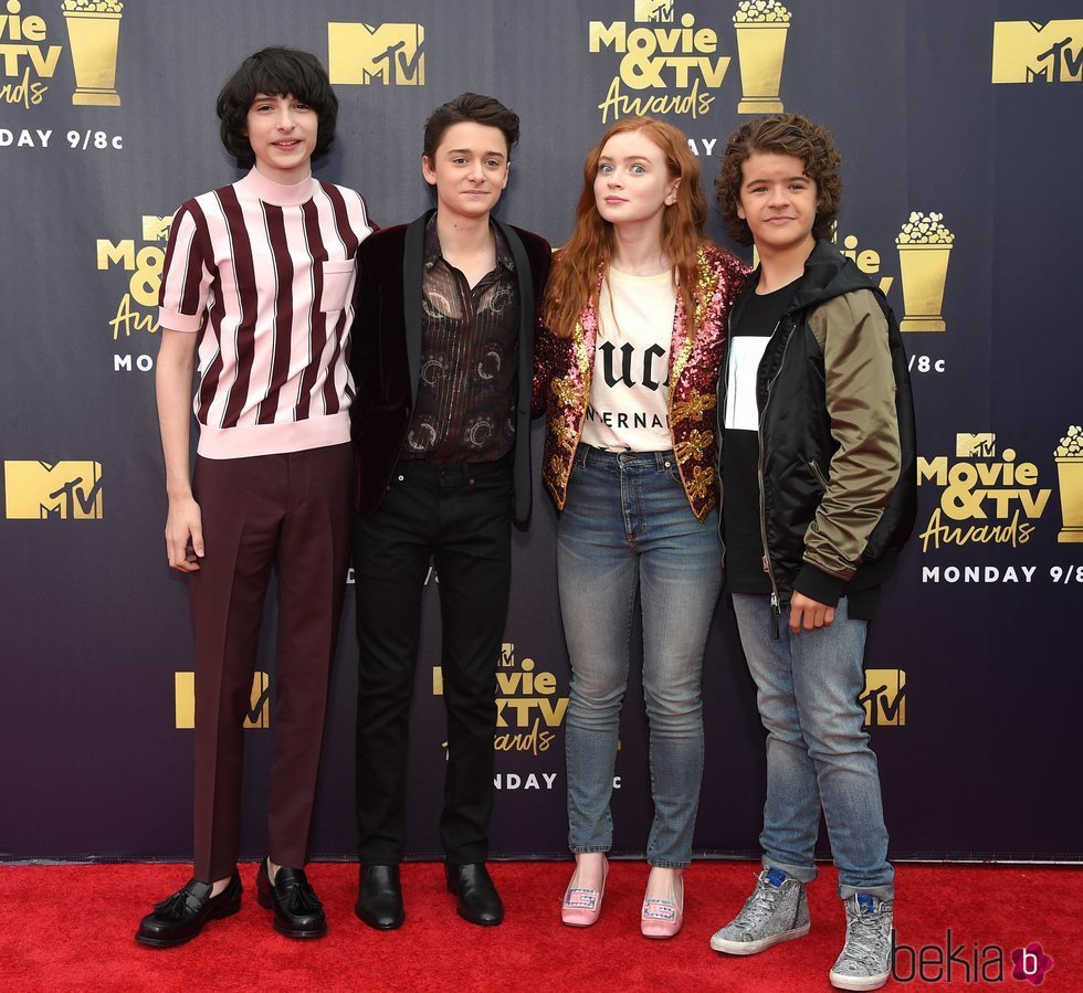 Elenco de 'Stranger Things' en los MTV Movie & TV Awards 2018