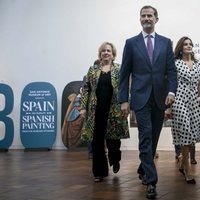 Los Reyes Felipe y Letizia visitando el Museo de Arte de San Antonio