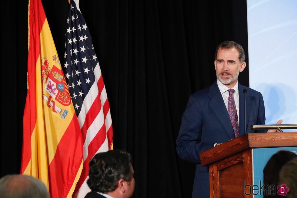 El Rey Felipe en la conferencia 'Líderes hispanos en Estados Unidos'