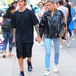 Justin Bieber y Hailey Baldwin pasean de la mano por las calles de Nueva York