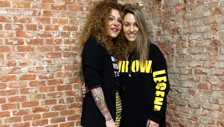 Sofía Cristo y Bruna Manzoni después de pinchar en una discoteca