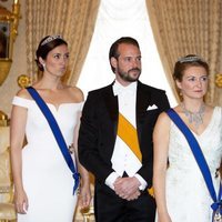 Félix y Claire de Luxemburgo y Guillermo y Estefanía de Luxemburgo en el Día Nacional de Luxemburgo 2018