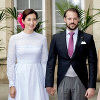 Félix de Luxemburgo y Claire Lademacher en el Día Nacional de Luxemburgo 2018
