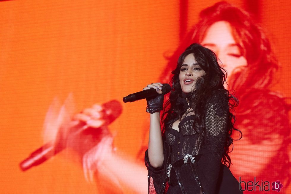 Camila Cabello durante su concierto en Madrid