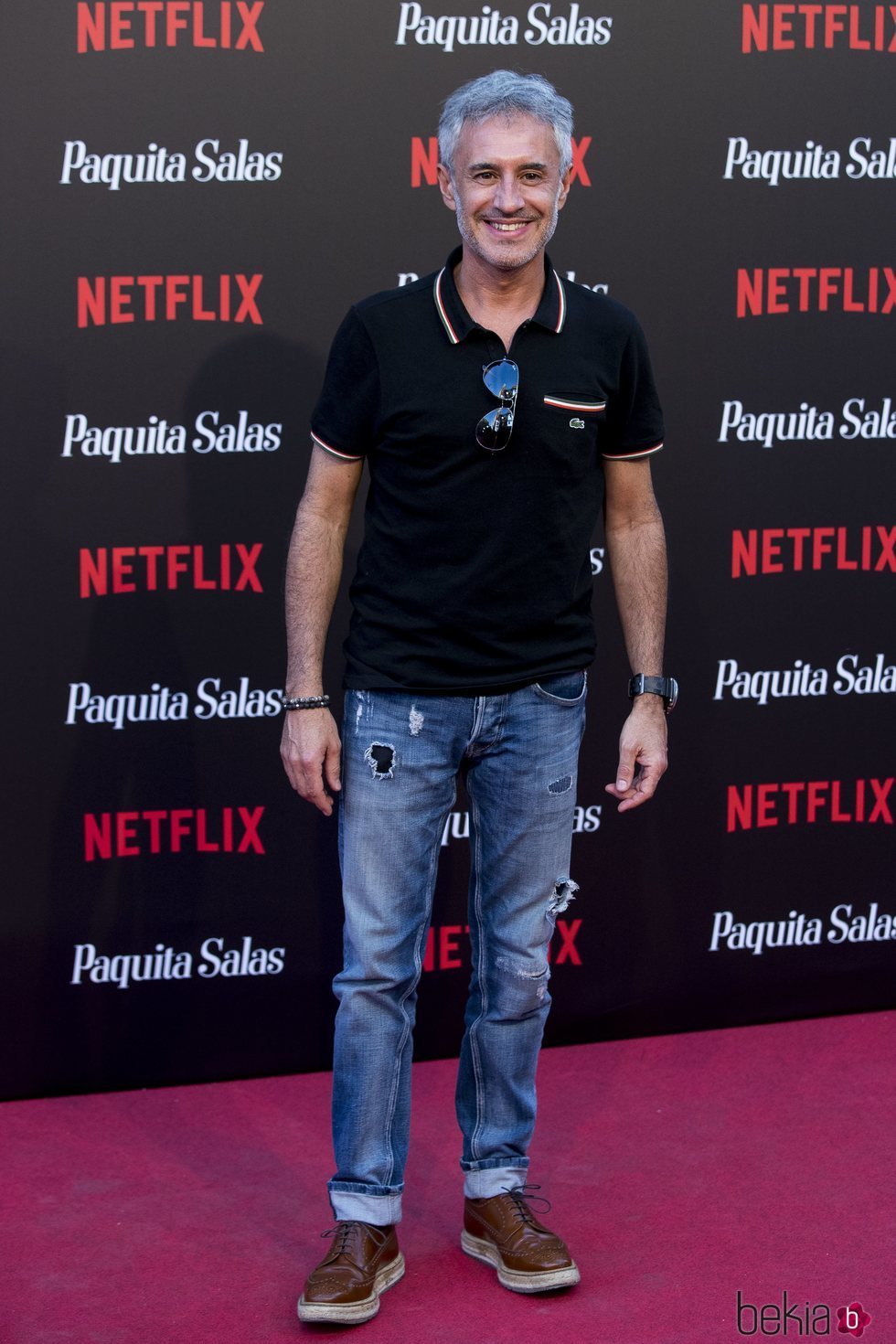 Sergio Dalma en la premiere de la segunda temporada de 'Paquita Salas'