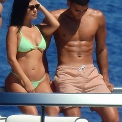 Kourtney Kardashian y Younes Bendjima de vacaciones en Portofino