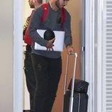 Marco Asensio regresando de Rusia con la Selección Española