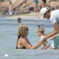 Nico Rosberg junto a su familia en Formentera