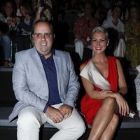 María Jesús Ruiz y Julio Ruz en el front row de Miguel Marinero en Madrid Fashion Week primavera/verano 2019