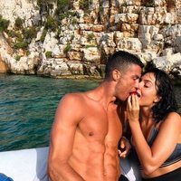 Cristiano Ronaldo y Georgina Rodríguez disfrutando de sus vacaciones en Grecia