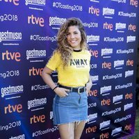Miriam Rodríguez en el cásting de 'OT 2018' en Madrid