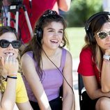 Miriam, Amaia y Noemí Galera escuchan atentamente el cásting de 'OT 2018' en Madrid