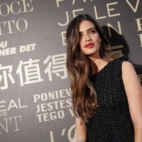 Sara Carbonero como madrina de L'Oreal en la Madrid Fashion Week