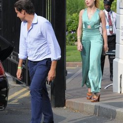 Amber Heard y su nuevo novio Vito Schnabel en Wimbledon