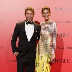 Laura Sánchez y David Ascanio en la fiesta del 30 aniversario de Vogue