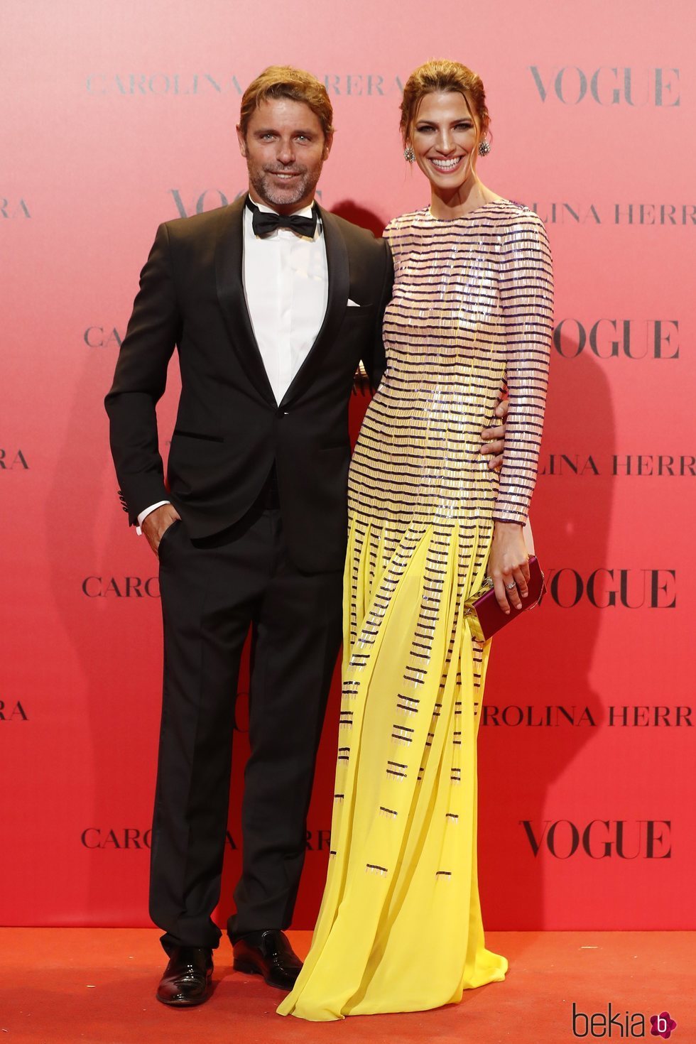 Laura Sánchez y David Ascanio en la fiesta del 30 aniversario de Vogue