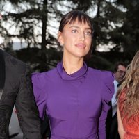Irina Shayk llegando a la fiesta del 30 aniversario de Vogue