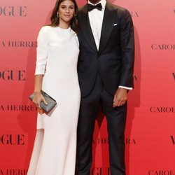 Feliciano López y Sandra Gago en la fiesta del 30 aniversario de Vogue