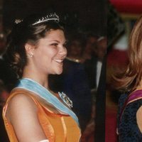 Victoria de Suecia en 1996 y Victoria de Suecia en 1997, cuando sufría anorexia