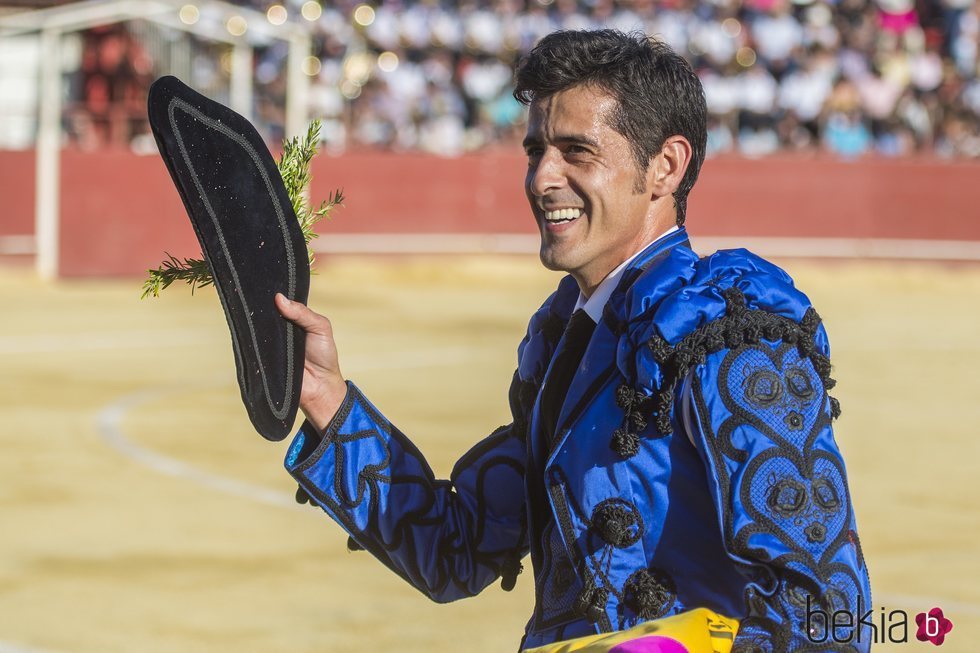Víctor Janeiro durante su corrida en Prado del Rey