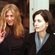 Jennifer Aniston y Courteney Cox durante una visita a Londres en 1998