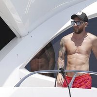 Leo Messi disfrutando del verano en Ibiza