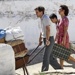 Raúl Arévalo junto con la actriz Penélope Cruz en una de las escenas de 'Dolor y Gloria'