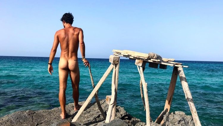 Jorge Brazalez desnudo en Formentera