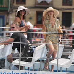 Elsa Pataky, Luciana Barroso y Matt Damon en San Sebastián
