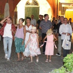 Sarah Jessica Parker de paseo con su familia por las calles de Portofino