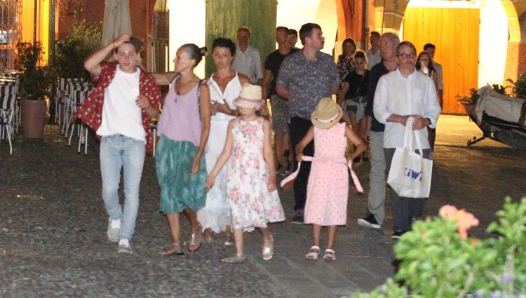 Sarah Jessica Parker de paseo con su familia por las calles de Portofino