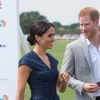 El Príncipe Harry y Meghan Markle en la Copa de Polo Sentebale