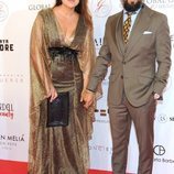 La cantante española Niña Pastori y 'Chaboli' en la gala Global Gift Marbella 2018