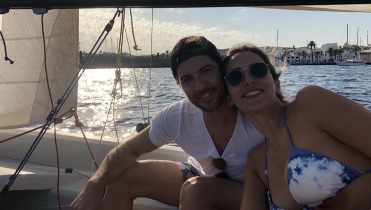 David Bisbal y Rosanna Zanetti de vacaciones en Menorca