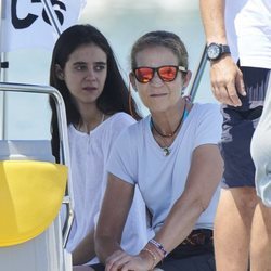 La Infanta Elena y Victoria Federica en la Copa del Rey de Vela 2018