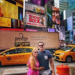 Belén Esteban y su novio Miguel muy cómplices en Times Square