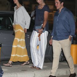La Infanta Elena, Froilán y Victoria de Marichalar en la cena por el final de la Copa del Rey de Vela 2018